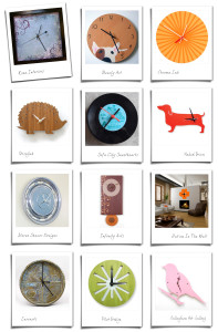 Wall Clocks – 12 Etsy Finds