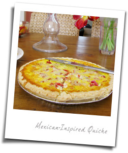 Mexican-Inspired Brunch Quiche