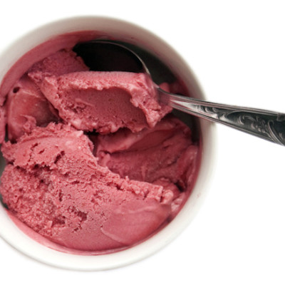 Vegan Raspberry Rum Coconut Ice Cream