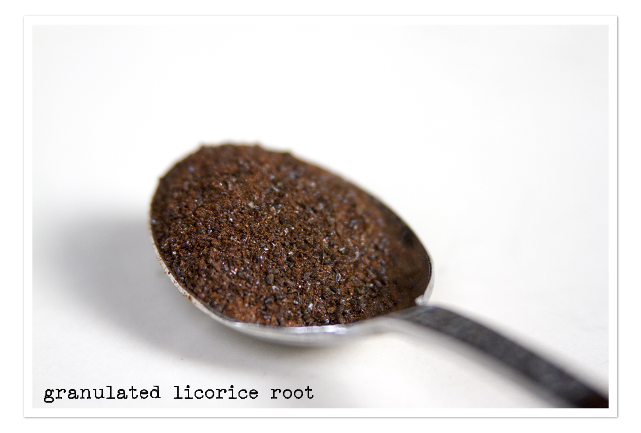 Granulated licorice root