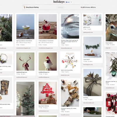 Favorite Pinterest Board Of The Week: Holidays