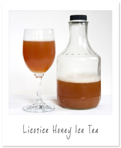 Licorice iced tea